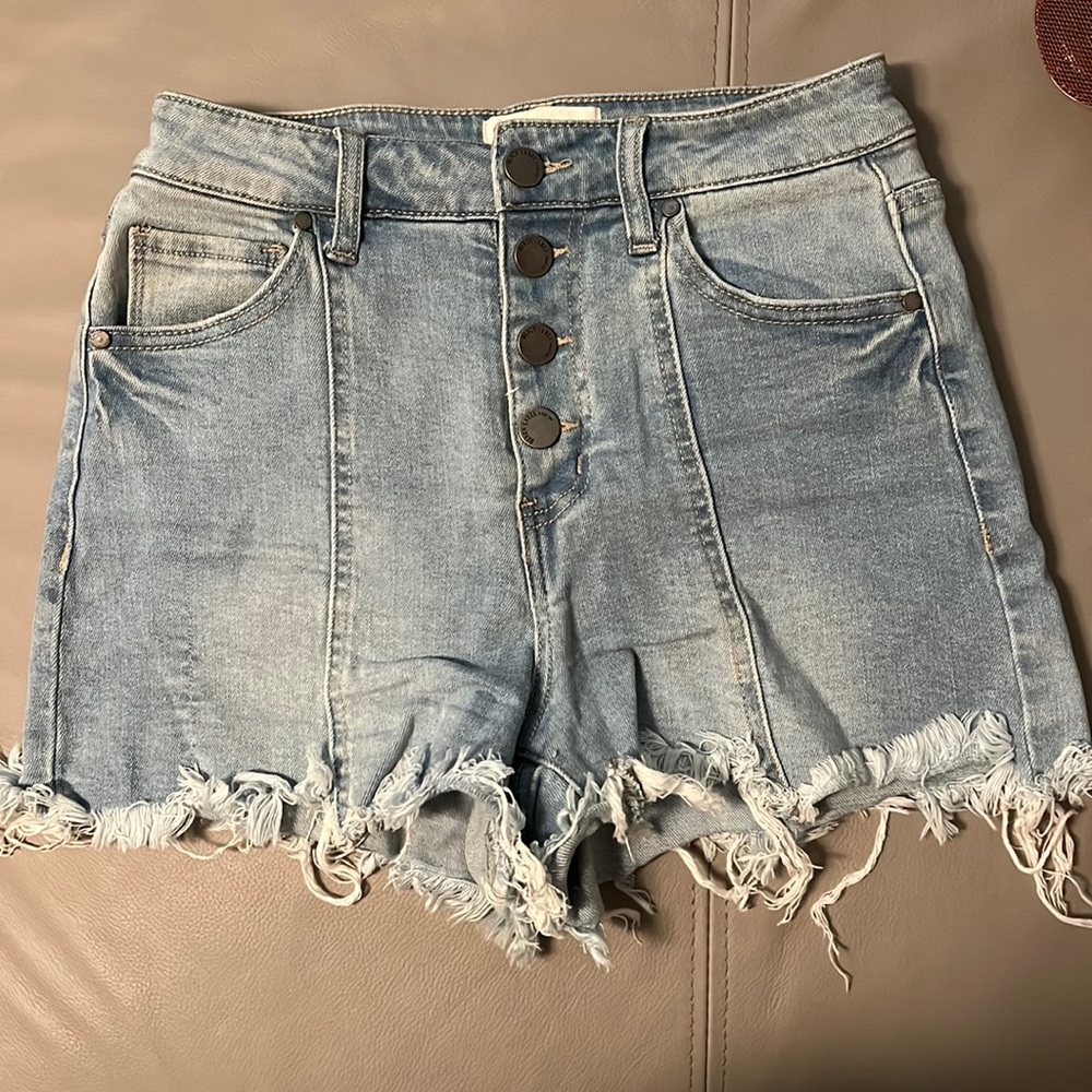 Jean shorts, mid waisted,perfect condition, Size S